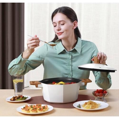 Domestic Steamer Boiling Pot Gas-fired Magnetic Stove Maifanshi Soup Pot Tar Non Stick Stew Pot Cooking Pot