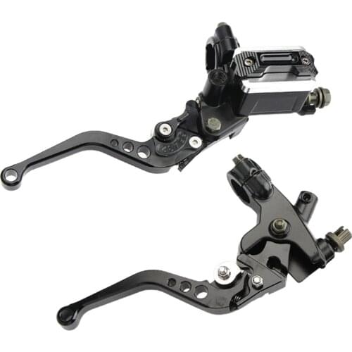 1 pair Motocycle Hydraulic Brake Clutch Lever Fits 7/8 inches (22mm) brake