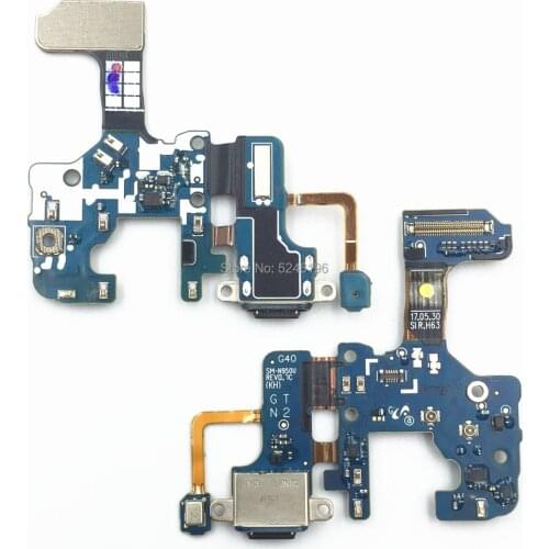 1pcs Micro USB PCB Charging Charger Dock Port mini Connector Flex Cable For Samsung Galaxy Note 8 SM-N950U N950U Circuit board