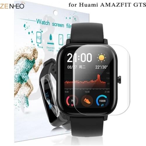 1/3/5pcs Full Cover HD Frosted Screen Protector For Huami Amazfit GTS Protective Film Smart Watch Films For Amazfit GTS watch