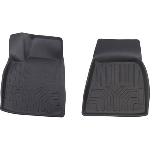 Car 3PCS Waterproof Liner Floor Mats Foot Pad All Weather Rubber Slush Floor Mats For Tesla Model 3