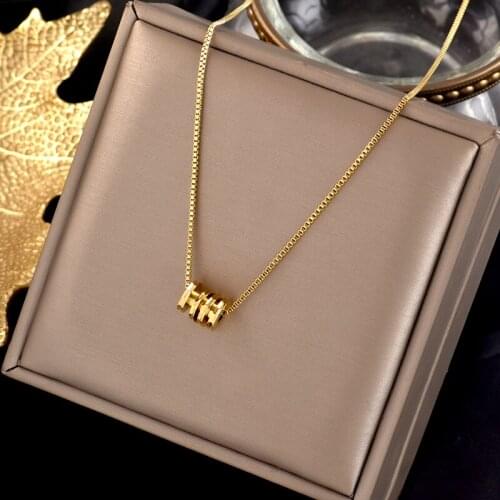 316L stainless steel simple small pretty waist all over the sky stars design sense web celebrity temperament necklace chain