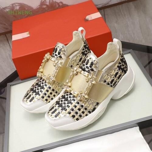 Crustal Platform Sneakers Women Flats 2021 Breathable Casual Shoes Flats Wedges Sneakers for Women Mesh Leisure Sport Shoes