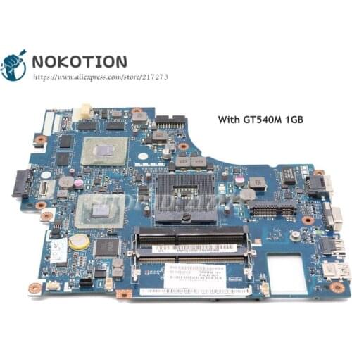 NOKOTION For Acer aspire 4830 4830T 4830TG Laptop Motherboard MBRGM02001 MBRGL02001 P4LJ0 LA-7231P HM65 DDR3 GT540M 1GB