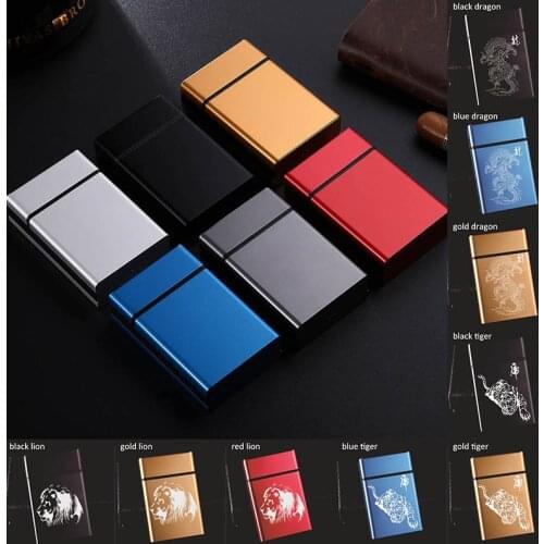Metal Bomb Cover Cigarette Holder Storage Container Aluminum Alloy Cigarette Pocket Box