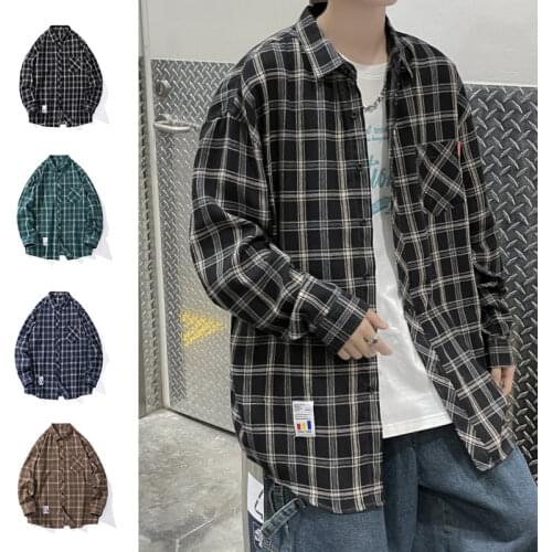 Мужские клечатые рубашки New allpai China At AliExpress