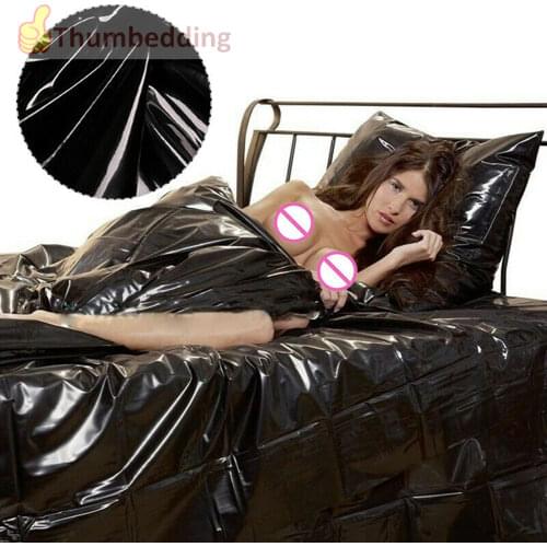Thumbedding New Colorful Bedding Set Black Red Full Queen King Size Hot Selling Decorative Bedclothes For Bedroom