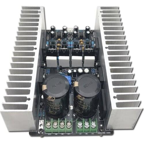 100W+100W high power power amplifier board Toshiba 1943-5200 pair tube 5534 independent operational amplifier power amplifier