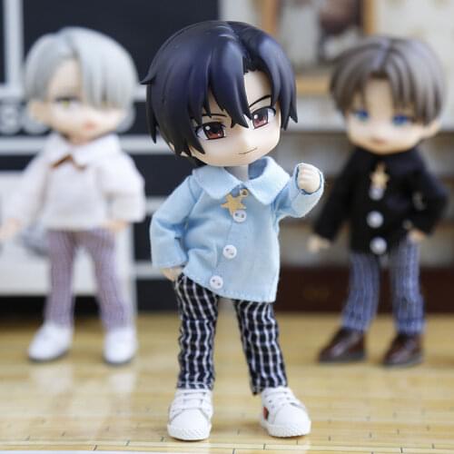 Ob11 doll shirt obitsu11 Long-sleeved shirt GSC clay head can wear 1 / 12BJD long sleeve T-shirt doll accessories