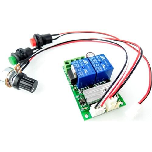 DC 6V 12V 24V PWM DC Motor Speed Controller Forward And Reverse Switch Linear Actuator Motor Controller Adjustable Speed Control