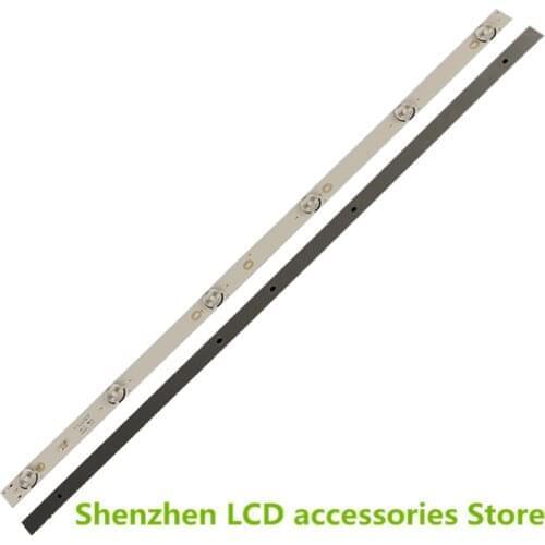 New 2 PCS 6LED LED backlight strip for 32inch JL.D32061330-081AS-M FZD-03 E348124 MS-L1343 L2202 L1074 V2 2-6-3030-300MA-36V