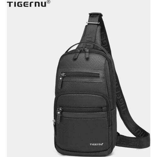 Tigernu New Concise Light Weight Mens Shoulder Bags Oxford Quality Anti-wrinkle Waterproof Bag Travel Men Fashion Messenger Bag