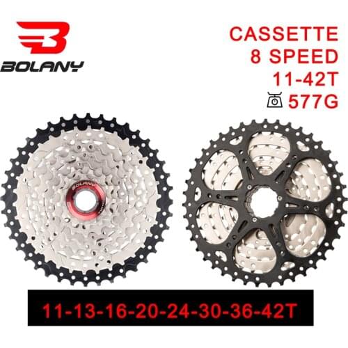 Bolany MTB 8 Speed Bike Freewheel 11-40T 42T Mountain Bicycle Cassette Tool Spare Parts For Bicycles Compatible For M410 Sram X4