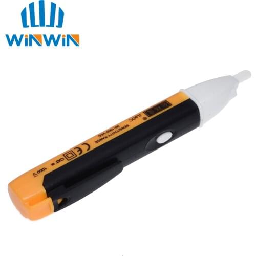 AC 110V 220V Voltmeter Voltage Probe Volt Meter Power Detector Tester Non-Contact Socket Wall Electric Indicator 90-1000V