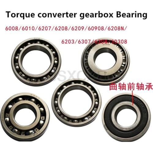 For Mingyu Shanyu Lugong small loader forklift parts bearing torque converter gearbox crankshaft front bearing 6208 6209 6307
