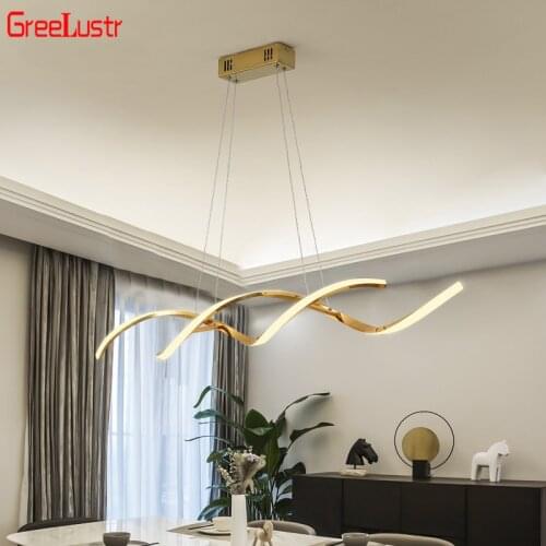 Nordic Gold Led Chandeliers Lustre Modern Home Deco Indoor Lighting for Kitchen Pendant Chandelier Hanging Lamp Light Fixtures