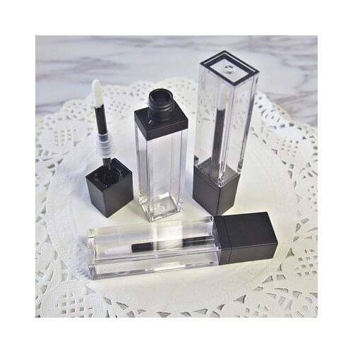 10/20/50pcs 7ml Square Makeup Liquid Empty Lipstick Lip Gloss Tubes High Quality Transparent Cosmetic Packaging Container