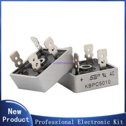 2PCS KBPC5010 5010 50A 1000V Phases Diode Bridge Rectifier New Original rectifier diode KBPC 5010 power electronica componentes