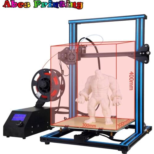 A-10S 3D Printer Desktop DIY Kit 0.4mm Nozzle with Dual Z-axis FREE PLA 300*300*400MM