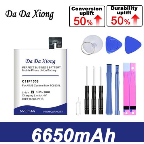 Da Da Xiong 6650mAh C11P1508 Battery for Asus Zenfone Max 5000 5000Z ZC550KL Z010AD Z010DD C550KL Z010DA