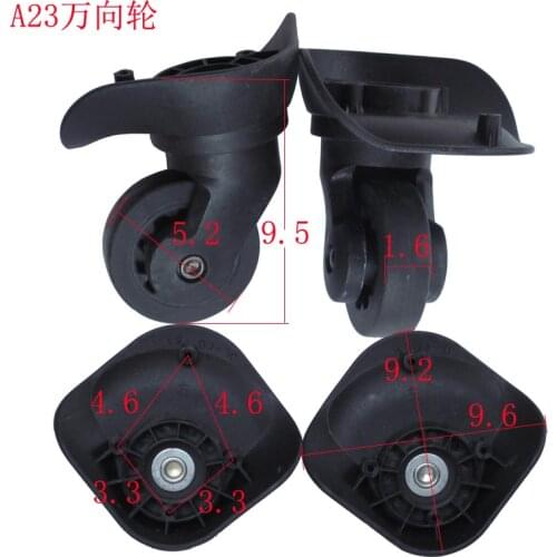 Trolley wheel accessories universal wheel luggage suitcase luggage accessories wheel caster repair A23 mute wheel