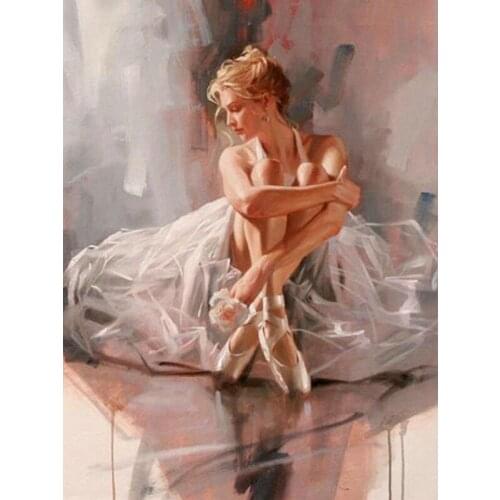 Diamond painting cross stitch Ballet dancer Diamond Embroidery girl diamond mosaic picture of Rhinestone people wall Decor