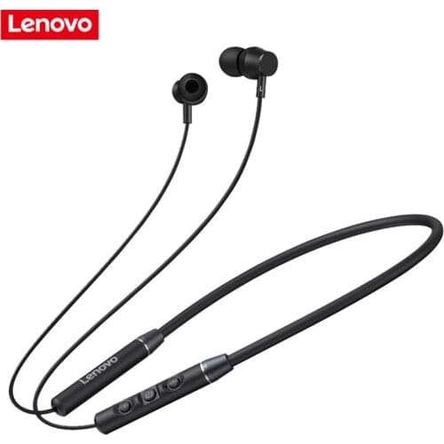 Lenovo QE03 V5.0 Wireless Neckband Bluetooth Earphones Sports Stereo Earbuds Hanging Neck Magnetic In-Ear Earphones For Phones