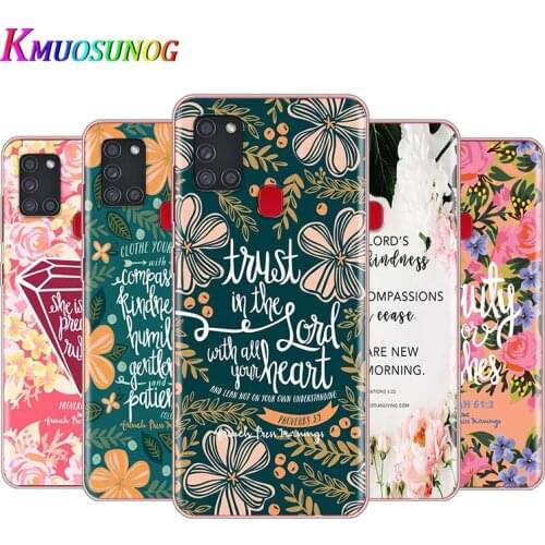 Bible Jesus Christ Christian for Samsung S20 FE Ultra Plus A91 A81 A71 A51 A41 A31 A21 A11 A12 A72 A52 A42 A32 A12 Phone Case