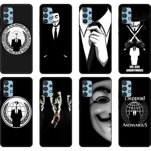 Black tpu Case For Samsung galaxy A12 A22 A32 A42 A52 A72 4g 5g S21 PLUS ultra back cover Anonymous