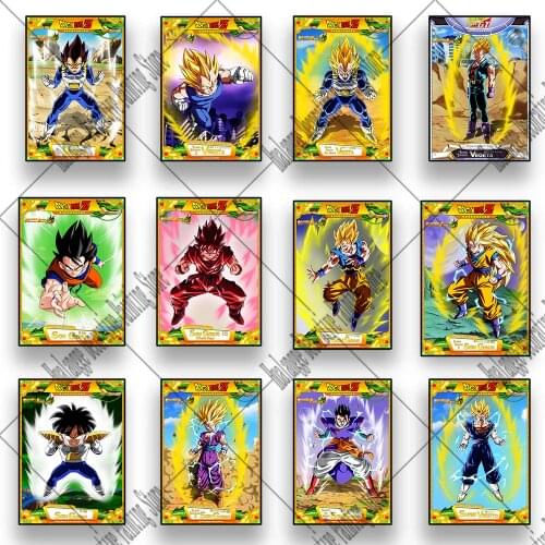 Dragon Ball Classic Japanese Anime Goku Character Canvas Painting Poster Print Cuadros Wall Art Picture Living Room Decoration