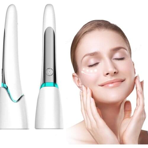 EMS Electric Eye Massager Vibration Facial Anti-Aging Wrinkle Dark Circle Removal Pen Skin Tighten Eyes Beauty Care Portable Pen