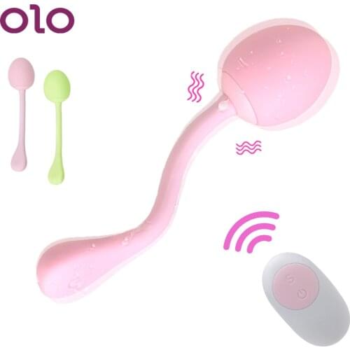 OLO Dildo Vibrator Bending Vibrating Egg Clitoris Vagina Stimulator Female Masturbator G-spot Massager Sex Toys for Women