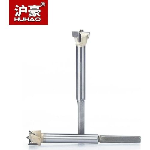 HUHAO 1pc Woodworking Drill Bits Dia. 16mm-25mm Lengthen Forstner Tips CNC Tools Hole Saw Cutter Tungsten Carbide Cutter