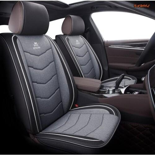 KAHOOL flax car seat cover for volkswagen CC phaeton passat r36 golf beetle touareg magotan EOS scirocco shavan vw witt full set