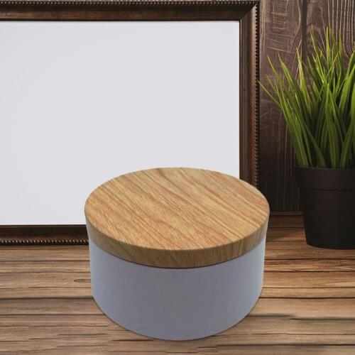 Round Storage Bottles Useful Portable Candle Jar Widely Used Tin Box Tinplate DIY Empty Tea Leaf Jar Aromatherapy Box for Table