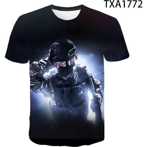2021 New CS GO Game Men Women T-shirt Summer New csgo Men T-shirt 3D Print T-shirt High Quality Top Tees Brand Clothing Hip Hop