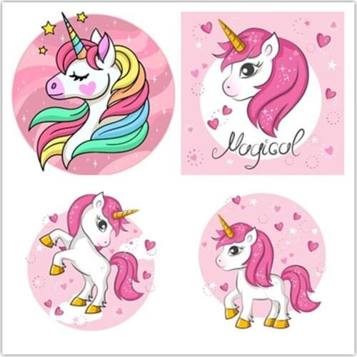 Diamond Painting Kits Full Drill Unicorn Diamond Embroidery Kits Cartoon Cross Stitch Art Home Decor Kids Room DIY Gift