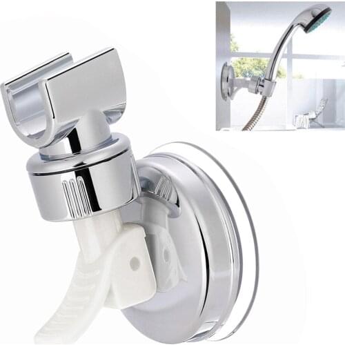 New Bathroom Strong Vacuum Suction Cup Wall Mount Holder Adjustable Hand Shower head Bracket Bathroom Accessory hot sale 2020