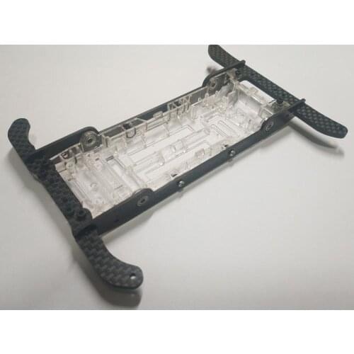 Unlimited Mini 4WD Car Model Cut Chassis +Car Frame +Carbon Fiber Plate+ Bearing Coach Car Finished Chassis Excalibur Series