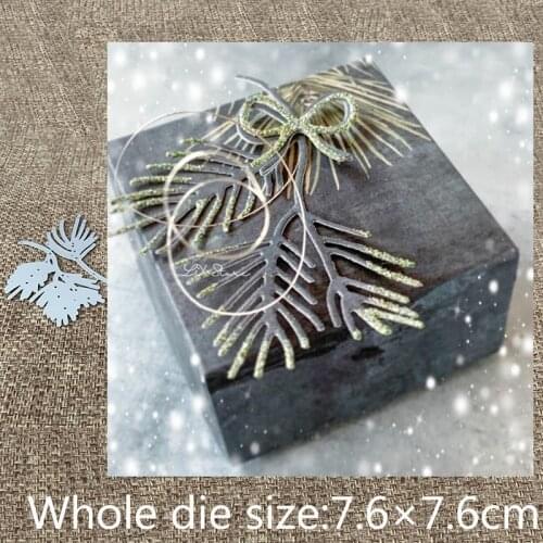 New Design Craft Metal stencil mold Cutting Dies 2pcs leaves decoration scrapbook die cuts Album Paper Card Craft Embossing