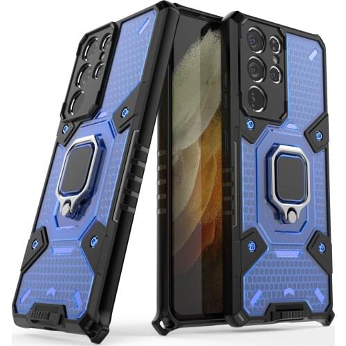 Rugged Shield Armor Shockproof Ring Case For Samsung Galaxy S21 Ultra Plus A51 A52 A71 A42 M31 M51 A71 M31 M30S Note 20 A32