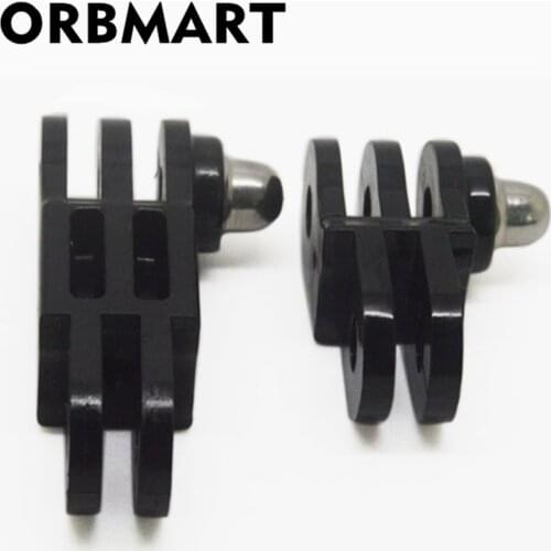 ORBMART Black Same Direction Straight Joints For Gopro Hero 4 3 2 Xiaomi Yi SJCAM SJ4000 SJ5000 SJ6000 WIFI 4K Sport Camera