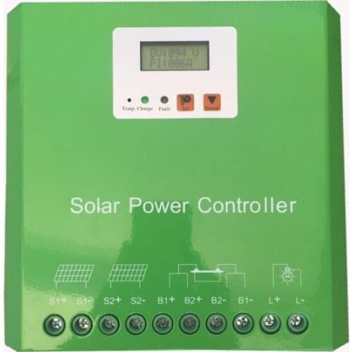 10-100A solar controller LED display charging and discharging solar controller provide powerful control functions Drop shipping