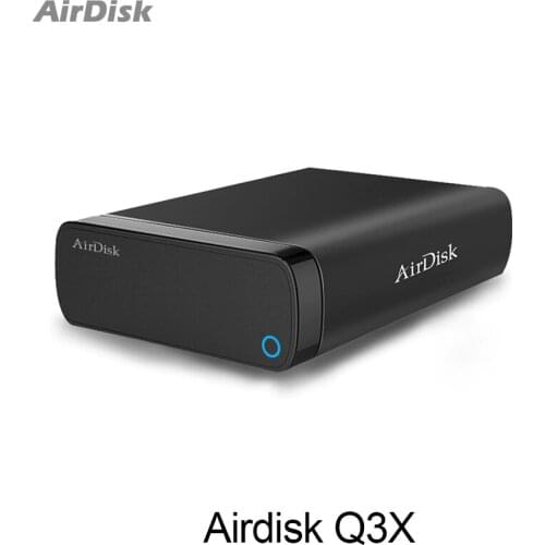 Airdisk Q3X Mobile networking hard Disk USB3.0 NAS Family Network Cloud Storage 3.5" Remotely Mobile Hard Disk Box(NOT HDD)