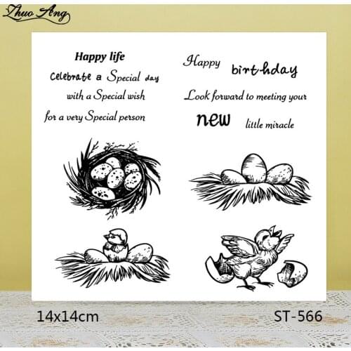 ZhuoAng ST-566 transparent silicone stamp / stamp DIY scrapbook / photo album decorative transparent seal
