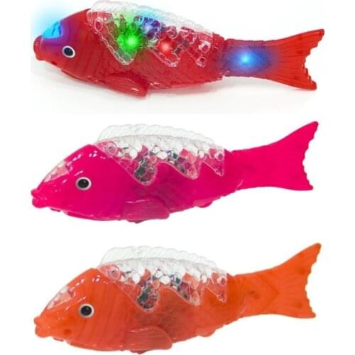1 Adet Müzikli Işıklı Bebeklerin Emekleme Arkadaşı Yürüyen Balık Oyuncak Balık