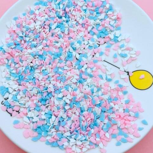 20g/Lot Hot Selling Clay Moon Slice, Cute Cloud Miniature Spaceship Sprinkle for Crafts Making, Phone Deco, DIY