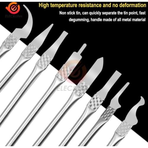 8-in-1 Mobile Phone Tablet Notebook LCD Chip CPU Separation Glue Removal Knife Shell Removal Tool Kits Repair Glue Removal Knife