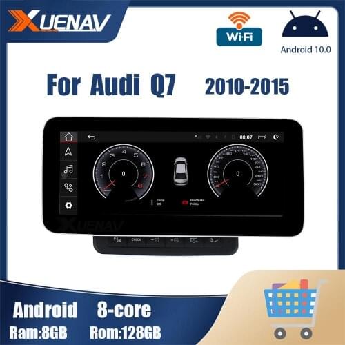 8 Core Car Radio GPS Navigation For AUDI Q7 2010 2011 2012 2013 2014 2015 car multimedia radio player 2 din IPS Screen Carplay