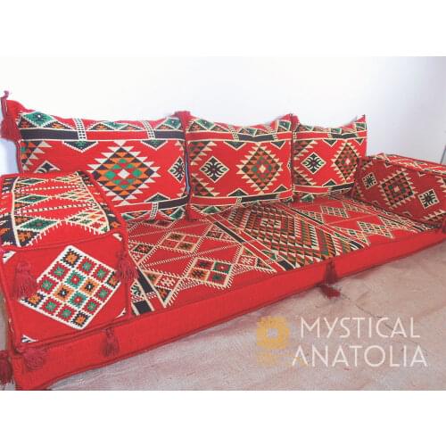 Arabic Floor Seating Sofa Majlis Cushions Oriental Jalsa Bench Area Traditional Arab Sofas Furniture